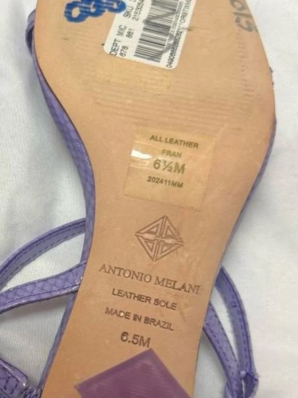 NWT Y2K Antonio Melani Purple Heals